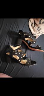Te koop dames sandalen met hak maat 37, Ophalen of Verzenden, Zo goed als nieuw, Sandalen of Muiltjes