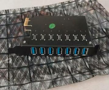 NN0104 - PCIe 7 poorten USB 3.2 poorten uitbreidingskaart 5G beschikbaar voor biedingen