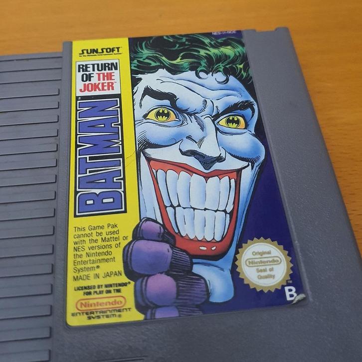 NES | Batman Return of the JOKER, Spelcomputers en Games, Games | Nintendo NES, Gebruikt, Avontuur en Actie, 1 speler, Vanaf 7 jaar