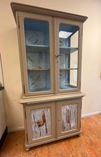 Oude vitrine kast, instrumenten kast, Huis en Inrichting, 100 tot 150 cm, 50 tot 75 cm, Antiek, Ophalen