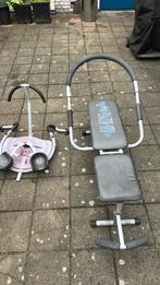 Buikspier trainer en bankje, Ophalen, Zo goed als nieuw, Fitnessbank