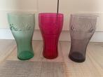 3x Coca cola glazen, Ophalen of Verzenden, Zo goed als nieuw, Frisdrankglas