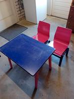 kinderstoeltjes en tafeltje, Kinderen en Baby's, Kinderkamer | Tafels en Stoelen, Ophalen, Gebruikt, Tafel(s) en Stoel(en)