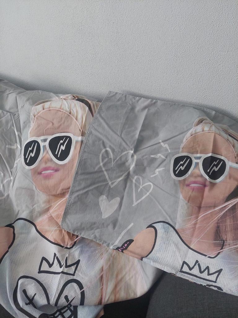 Leuk Barbie dekbedovertrek - 1 persoons, Overige kleuren, Meisje, Dekbedovertrek, Ophalen of Verzenden