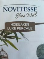 Hoeslaken van Novitesse crème 90x210 cm hoogte 27 cm, Huis en Inrichting, Slaapkamer | Beddengoed, Ophalen of Verzenden, Nieuw