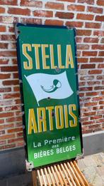Stella Artois emaille bord., Ophalen, Gebruikt, Reclamebord