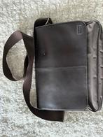 Laptop tas donker bruin leder (look), Ophalen, 15 inch, Gebruikt, Aktetas