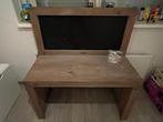 Steigerhouten speeltafel met krijtbord en schoolstoel, Kinderen en Baby's, Kinderkamer | Tafels en Stoelen, Ophalen, Gebruikt