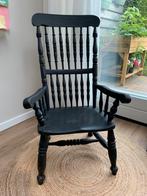 Houten stoel zwart antiek brocante, Antiek en Kunst, Ophalen