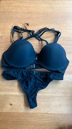 80 C bh Marlies Dekkers set string maat L, Marlies Dekkers, Ophalen of Verzenden, Zwart, BH