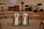 Versiering stoelen bruiloft, inclusief lint en droogbloemen, Ophalen, Nieuw, Versiering, Geboorte of Huwelijk
