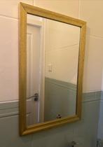 Spiegel vintage goud 55 x 30 cm, Ophalen, Minder dan 50 cm, Gebruikt, Minder dan 100 cm