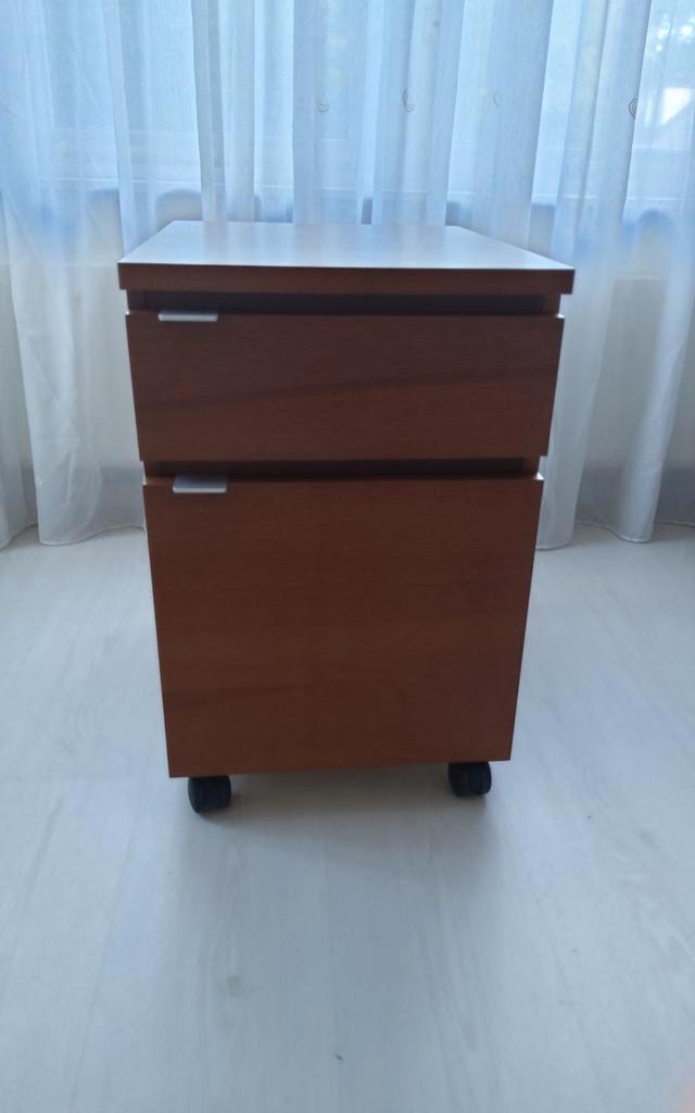 LADEKAST OP WIELTJES, Huis en Inrichting, Kasten | Ladekasten, Gebruikt, Minder dan 100 cm, Minder dan 50 cm, 50 tot 75 cm, Overige houtsoorten