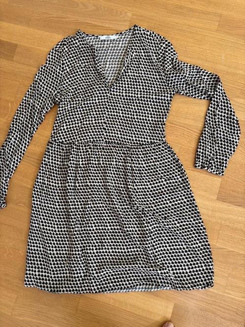 0039Italy by PAUW jurk retro motief 38-40, Kleding | Dames, Jurken, Zo goed als nieuw, Maat 38/40 (M), Overige kleuren, Knielengte