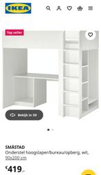 Hoogslaper bureau(IKEA ZGAN), Ophalen of Verzenden, Zo goed als nieuw, Hoogslaper