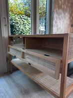 Houten sidetable, Huis en Inrichting, Tafels | Sidetables, Ophalen, Gebruikt, 100 tot 150 cm, Overige houtsoorten
