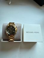 Michael Kors MK573, gouden dames horloge in zeer nette staat, Sieraden, Tassen en Uiterlijk, Overige merken, Staal, Polshorloge
