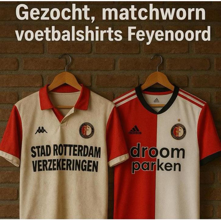 GEZOCHT: Matchworn Feyenoord shirts, Verzamelen, Sportartikelen en Voetbal, Zo goed als nieuw, Shirt, Feyenoord, Ophalen of Verzenden
