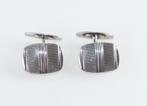 Vintage zilveren manchetknopen, Ophalen of Verzenden, Zilver, Manchetknopen
