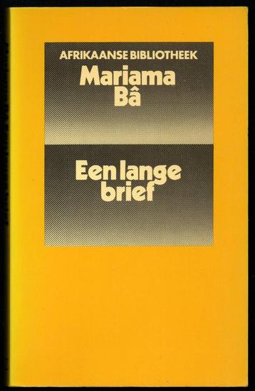 Mariama Bâ - Een lange brief beschikbaar voor biedingen