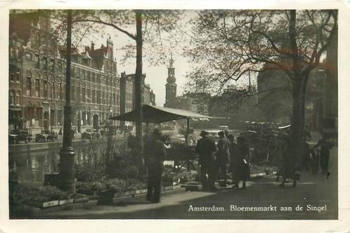 (304-070-013) Amsterdam Bloemenmarkt aan de Singel, Verzamelen, Ansichtkaarten | Nederland, Noord-Holland, Verzenden