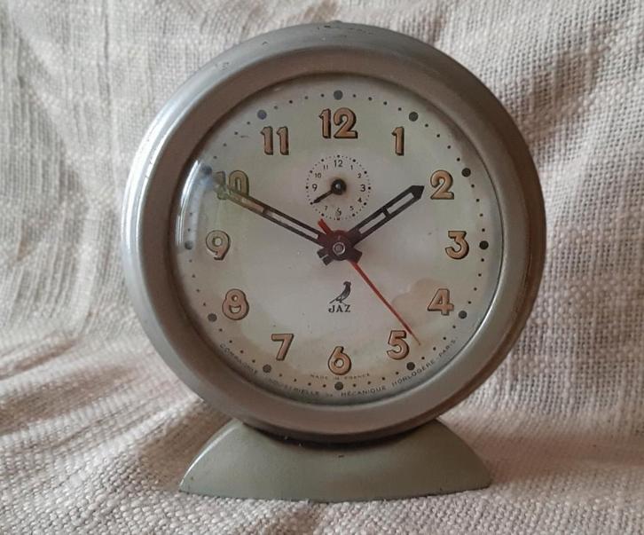 Vintage Jaz wekker, Antiek en Kunst, Antiek | Klokken, Ophalen of Verzenden