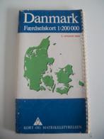 Wegenatlas Danmark Denemarken - kort- og 1989, Boeken, Gelezen, KORT- OG    Matrikelstyrelsen, Landkaart, 1800 tot 2000