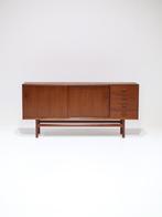 Dressoir tv-meubel Deens vintage teakhout, Huis en Inrichting, Kasten | Dressoirs, Ophalen, -, -, 150 tot 200 cm