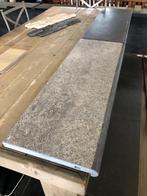 zwembadranden hardsteen 100x35x3/5 cm alle zijden afgewerkt, Rond, Ophalen, 120 cm of meer, 300 cm of meer