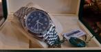 Rolex datejust blue roman dial 41mm, Sieraden, Tassen en Uiterlijk, Horloges | Heren, Ophalen of Verzenden, Nieuw, Staal, Rolex