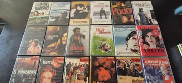81 Spaanse Films (DVDs) Filmhuis/Arthouse NL ondertitled beschikbaar voor biedingen