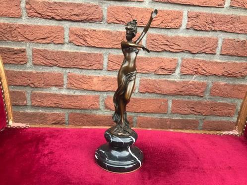 bronzen beeldje, the scarf dancer, Antiek en Kunst, Antiek | Koper en Brons, Brons, Ophalen of Verzenden