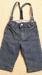 Spijkerbroekje met bretels - mt. 62 - H&M, Kinderen en Baby's, Broekje, H&M, Ophalen of Verzenden, Zo goed als nieuw