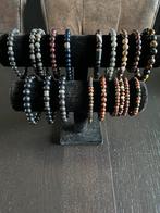 armbanden heren, div maten, natuursteen en hout., Ophalen of Verzenden, Nieuw, Overige kleuren, Hout