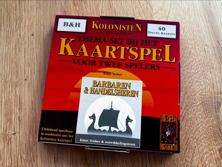 Barbaren & Handelsheren uitbreiding Kolonisten van Catan, Hobby en Vrije tijd, Gezelschapsspellen | Kaartspellen, Zo goed als nieuw