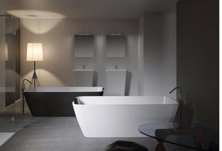 Riho Solid Surface vrijstaand bad 2-persoons 160x75cm NIEUW, Doe-het-zelf en Verbouw, Sanitair, Nieuw, Bad, Ophalen