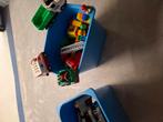 Duplo lego 2x bakken vol met diverse auto, s en poppetje plu, Ophalen, Gebruikt, Overige merken