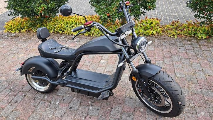 E chopper, HL.6.0 met kenteken. Elektrisch, Fietsen en Brommers, Snorfietsen en Snorscooters, Zo goed als nieuw, Overige merken