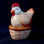 Kip op Nest zout en peper strooiers, Antiek en Kunst, Ophalen of Verzenden