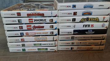 15 NINTENDO 2DS 3DS GAMES  beschikbaar voor biedingen