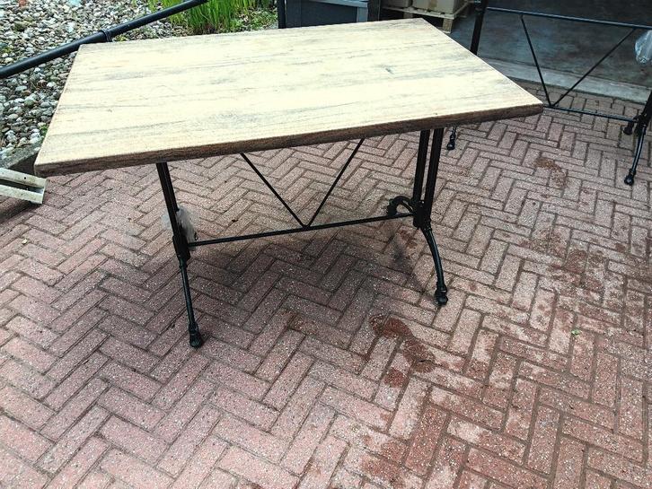 terrastafels en terrasstoelen horeca proof, Tuin en Terras, Tuintafels, Zo goed als nieuw, Rechthoekig, Ophalen