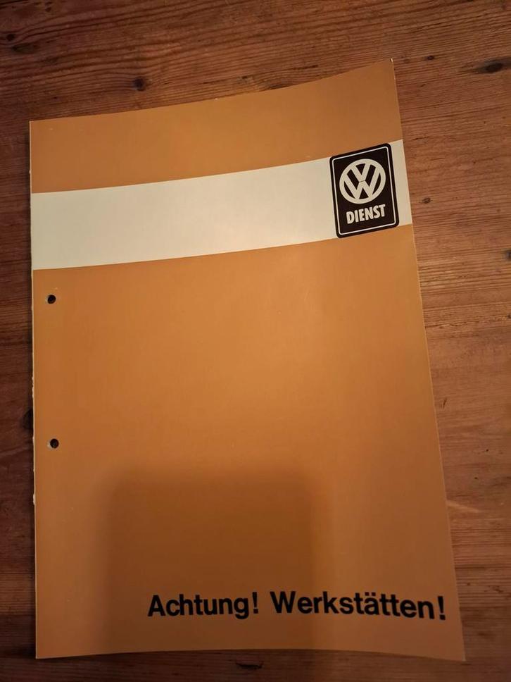 Volkswagen Dienst Werkplaats Handleiding, Auto diversen, Handleidingen en Instructieboekjes, Ophalen of Verzenden