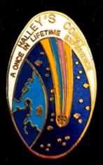 Hally's Comet pin, Verzamelen, Verzenden, Nieuw, Transport, Speldje of Pin