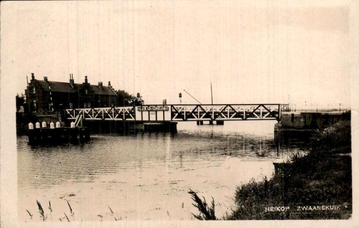 Schoonhoven - Zwaanskuik - Heikop, Verzamelen, Ansichtkaarten | Nederland, Gelopen, Zuid-Holland, 1920 tot 1940, Ophalen of Verzenden
