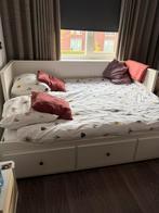 Hemnes bedbank 90x200, Huis en Inrichting, 90 cm, Eenpersoons, Wit, Ophalen of Verzenden