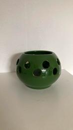 Retro bloempot, Rond, Ophalen of Verzenden, Zo goed als nieuw, Minder dan 25 cm