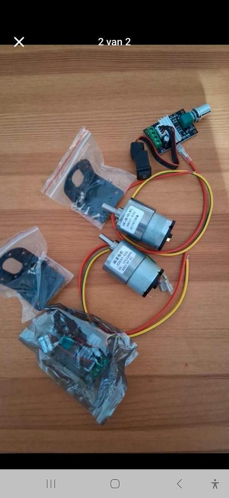 2 nieuwe motortjes met vertragingsmodule, Hobby en Vrije tijd, Modelbouw | Radiografisch | Auto's, Nieuw, Onderdeel, Overige schalen