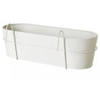 6x Vitlök Bloembak/plantenbak + houder, balkon/buiten/ecru, Ophalen, Overige materialen, Minder dan 30 cm, Minder dan 60 cm