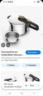 Teflon snelkookpan neo 5, Huis en Inrichting, Keuken | Potten en Pannen, Ophalen of Verzenden, Zo goed als nieuw, Rvs
