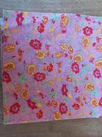 Bizzkids - NIEUW -roze stof met rode / gele / groene bloemen, Overige materialen, Nieuw, Ophalen of Verzenden, 30 tot 120 cm